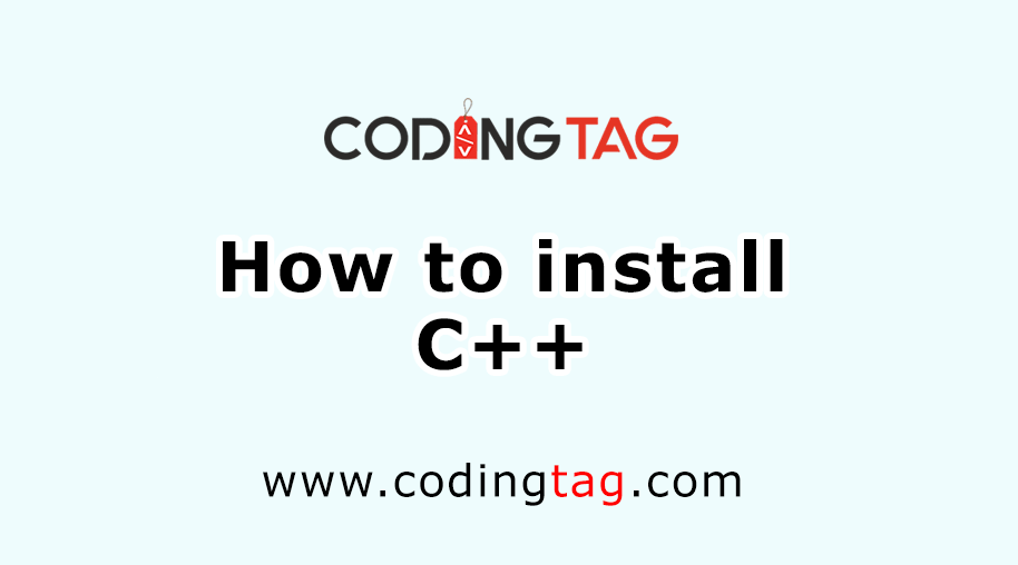 How to install C++