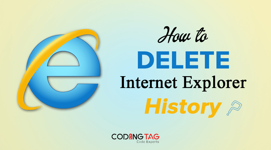 How to delete Internet Explorer History