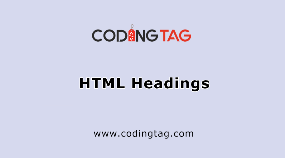  HTML Headings