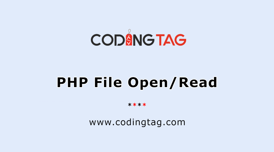 PHP File Open/Read