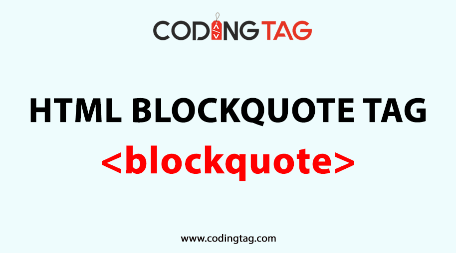 HTML Blockquote Tag