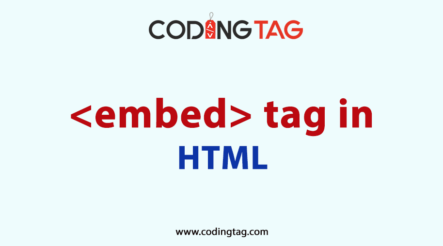 HTML EMBED <embed> Tag