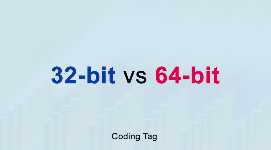 Difference between 32 bit vs 64 bit