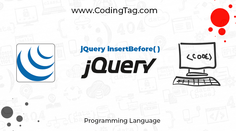jQuery insertBefore()