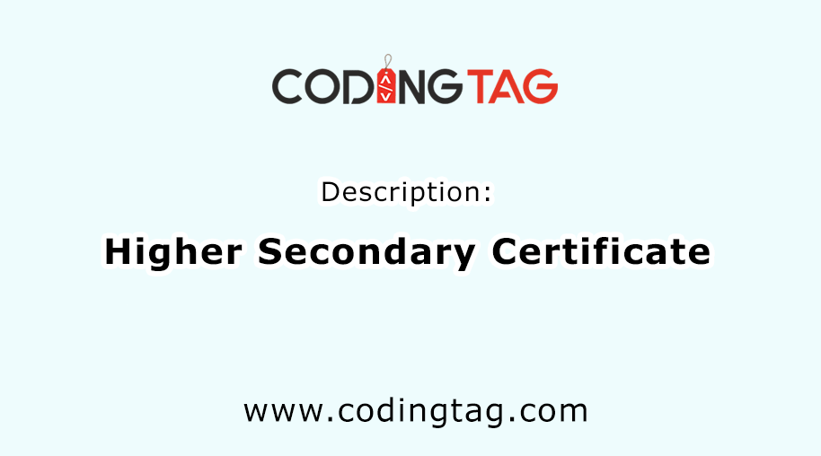 Higher Secondary Certificate(HSC)