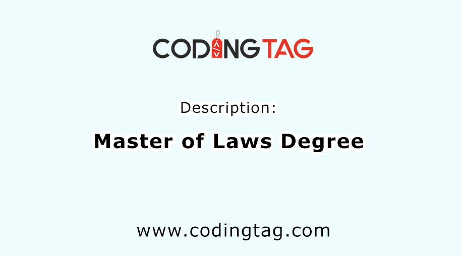 Master of Laws degree (LLM)