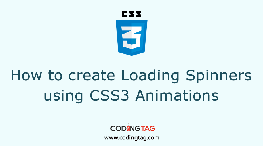 Create Loading Spinners Using CSS3 Animations. Preloader explained