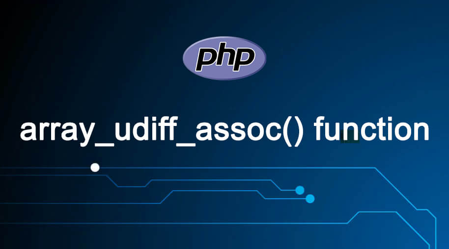 PHP array_udiff_assoc() function